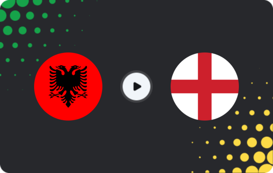 Where to watch Albania — England, World Cup - Qualification Europe, 16.11.2025