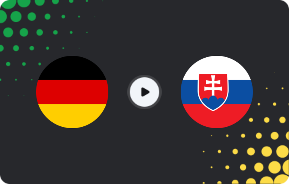 Where to watch Germany — Slovakia, World Cup - Qualification Europe, 17.11.2025