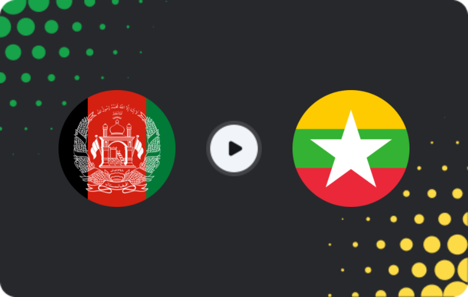 Where to watch Afghanistan — Myanmar, Asian Cup - Qualification, 26.03.2026