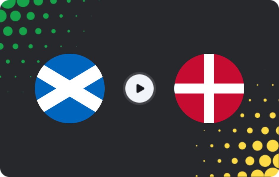 Where to watch Scotland — Denmark, World Cup - Qualification Europe, 18.11.2025