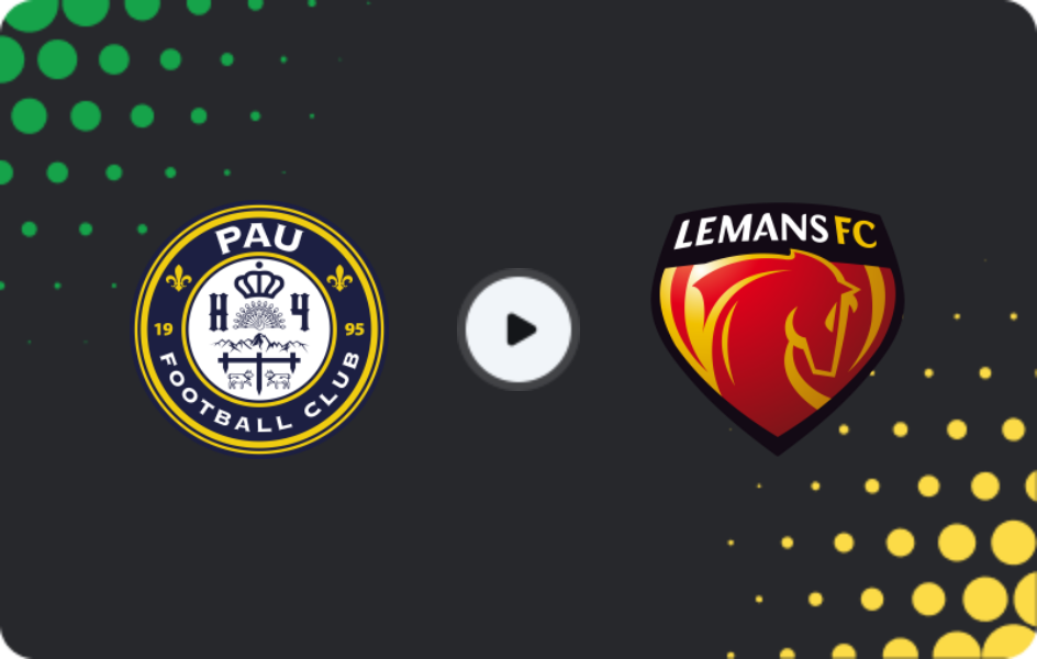 Where to watch Pau — Le Mans, Ligue 2, 21.11.2025