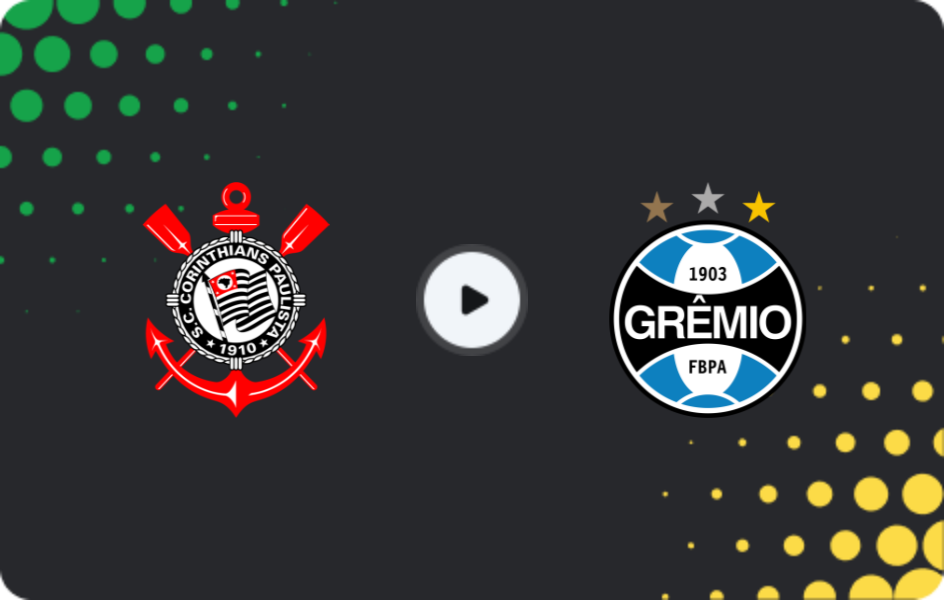 Where to watch Corinthians — Gremio, Serie A, 02.11.2025