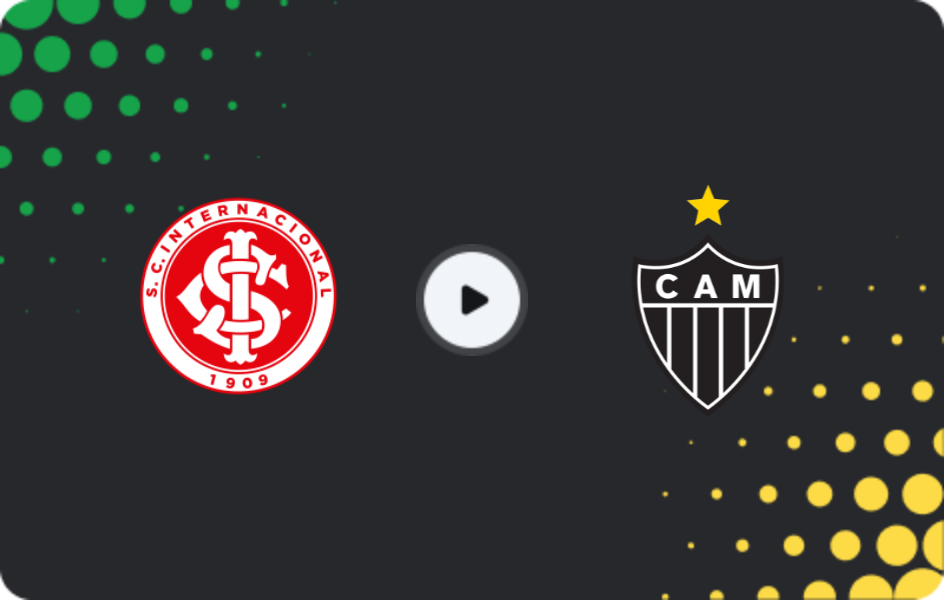 Where to watch Internacional — Atletico Mineiro, Serie A, 02.11.2025