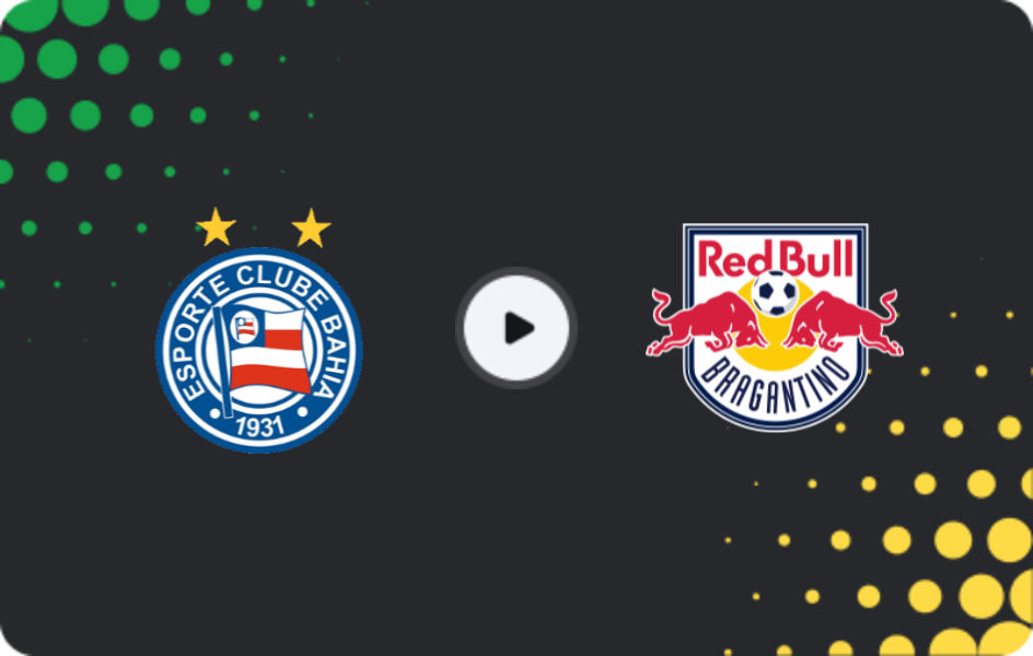 Where to watch Bahia — RB Bragantino, Serie A, 02.11.2025