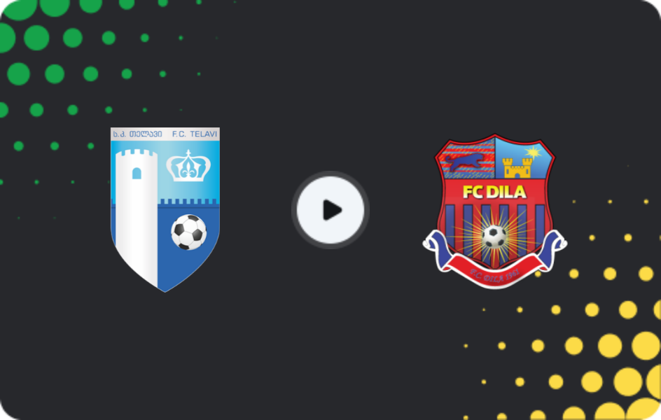 Where to watch Telavi — Dila, Erovnuli Liga, 08.11.2025