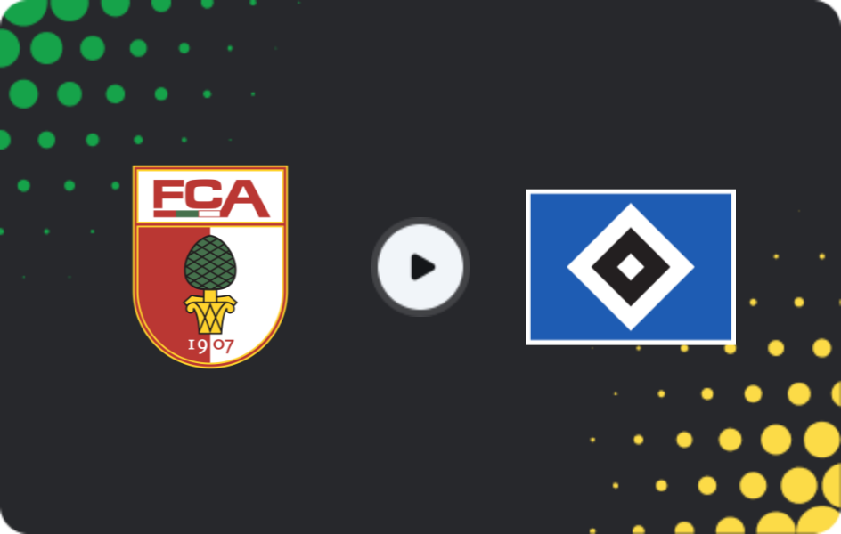 Where to watch Augsburg — Hamburger, Bundesliga, 22.11.2025