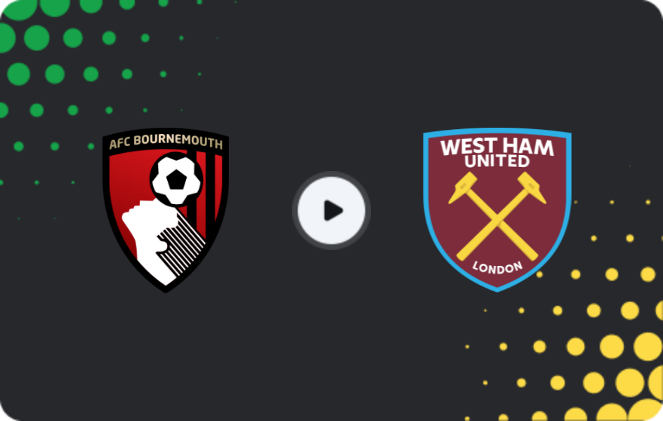 Where to watch Bournemouth — West Ham, Premier League, 22.11.2025