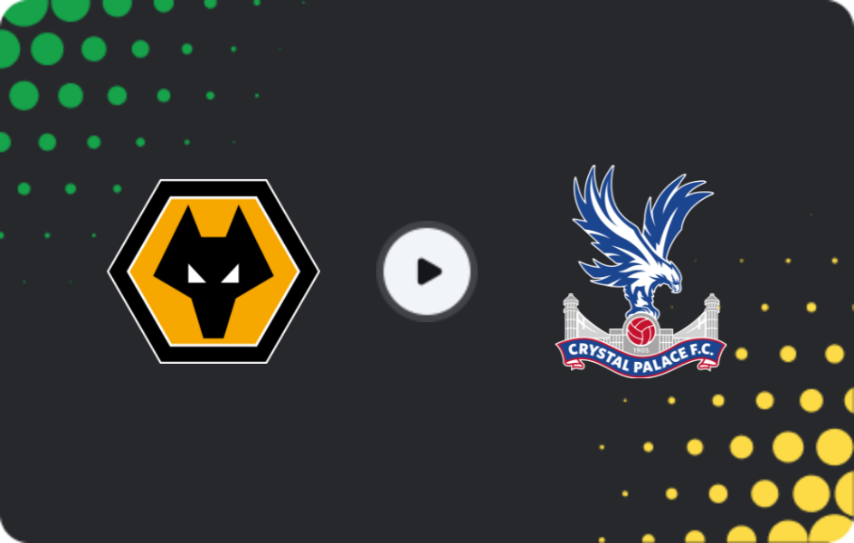 Where to watch Wolverhampton — Crystal Palace, Premier League, 22.11.2025