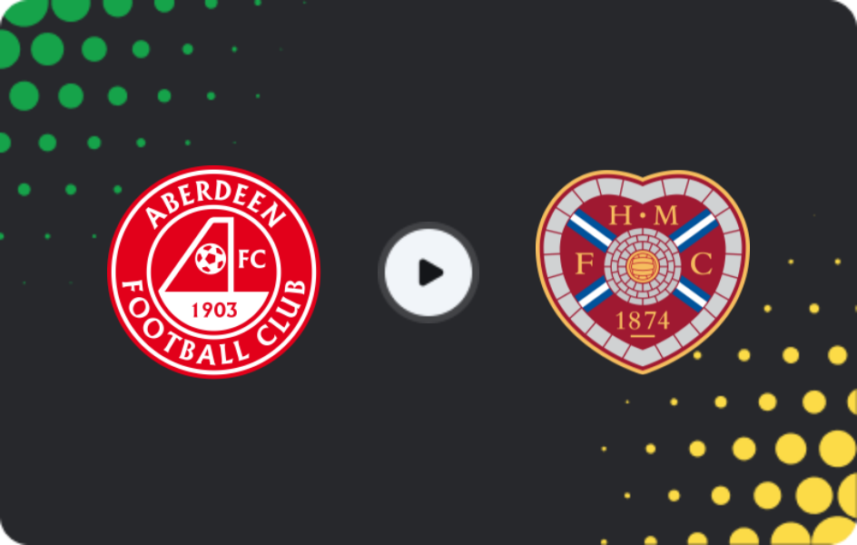 Where to watch Aberdeen — Hearts, Premiership, 23.11.2025