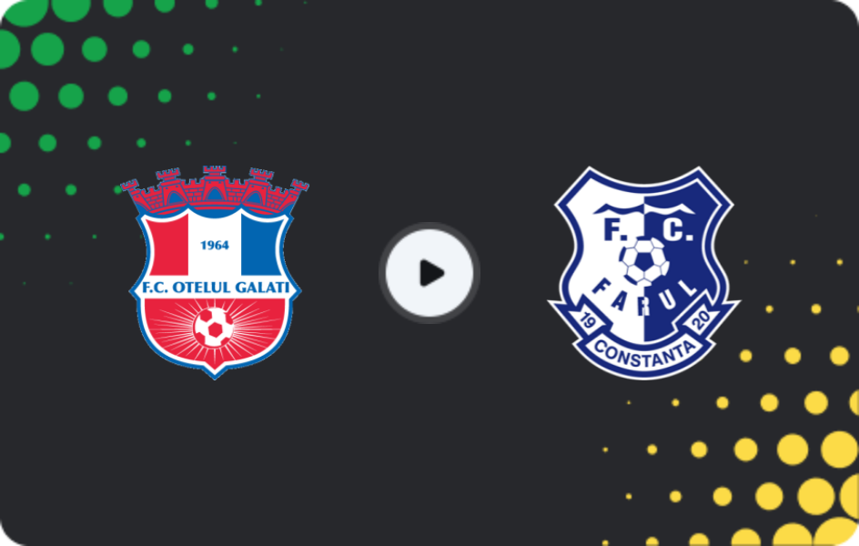Where to watch Oţelul — Farul Constanta, Liga I, 22.11.2025