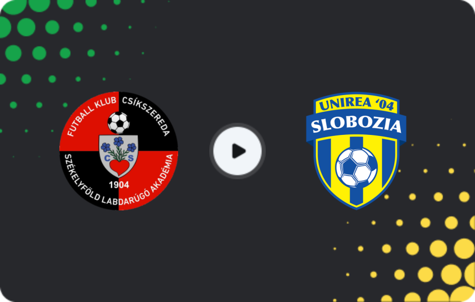 Where to watch Csikszereda — Unirea Slobozia, Liga I, 22.11.2025