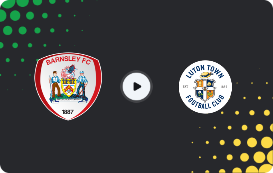 Where to watch Barnsley — Luton Town, League One, 22.11.2025