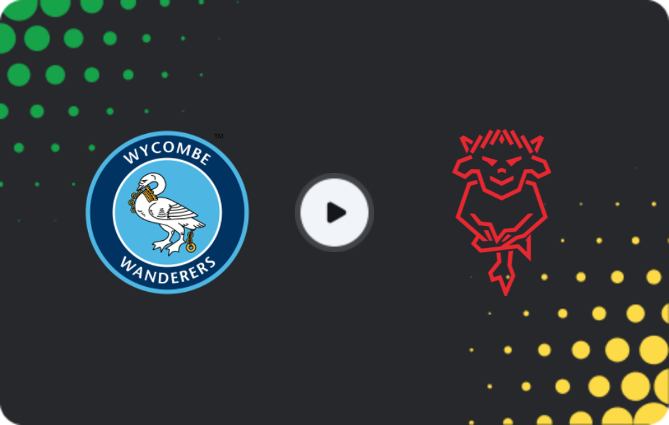 Where to watch Wycombe — Lincoln City, League One, 22.11.2025