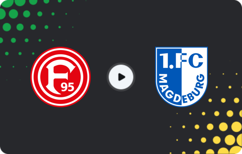 Where to watch Fortuna Düsseldorf — Magdeburg, 2. Bundesliga, 22.11.2025