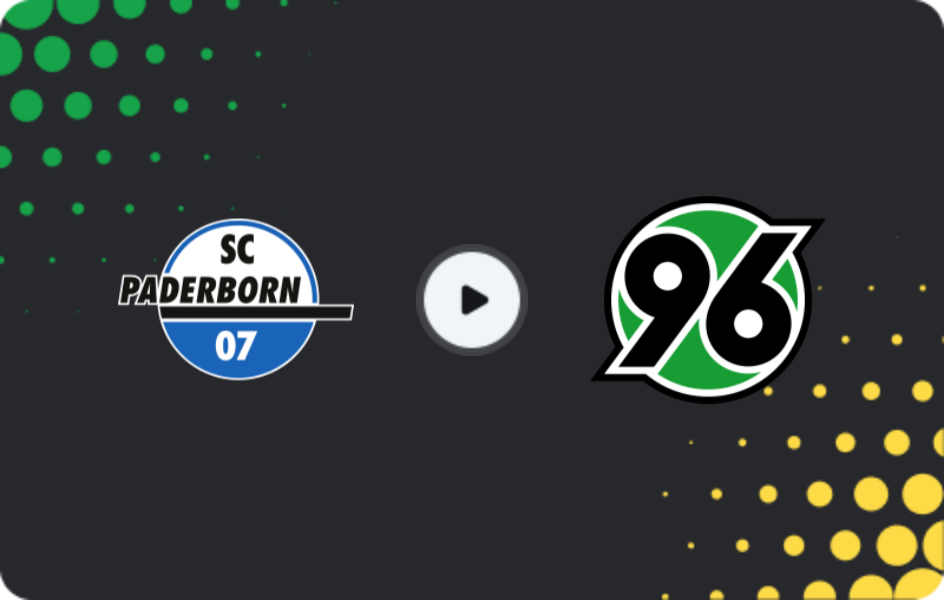 Where to watch Paderborn 07 — Hannover, 2. Bundesliga, 22.11.2025