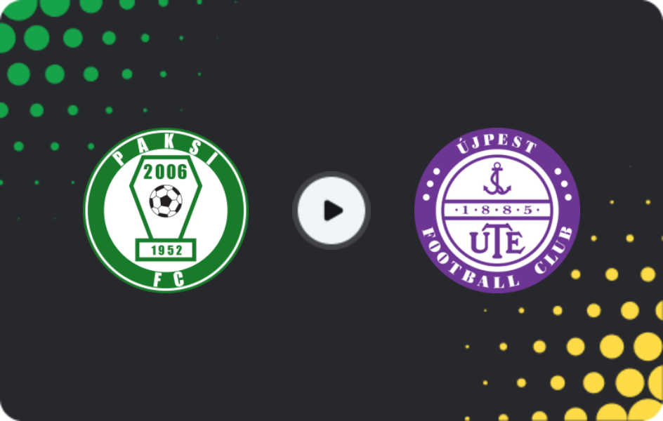 Where to watch Paks — Ujpest, NB I, 22.11.2025
