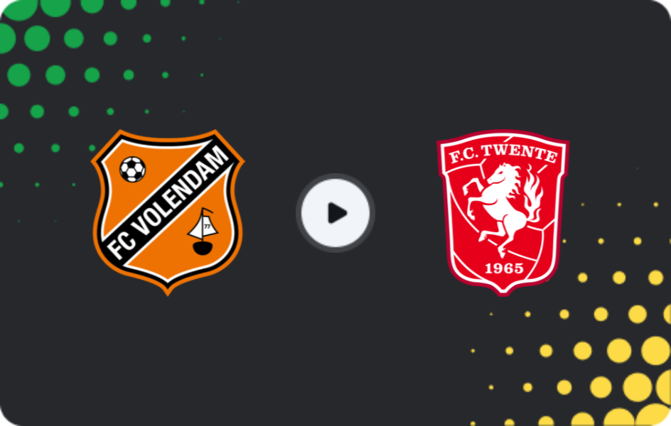 Where to watch Volendam — Twente, Eredivisie, 22.11.2025
