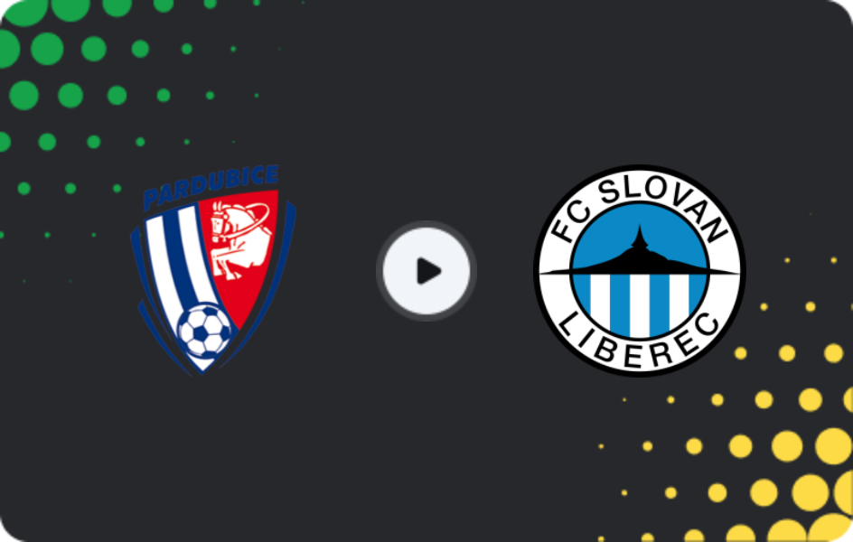 Where to watch Pardubice — Slovan Liberec, First Liga, 22.11.2025