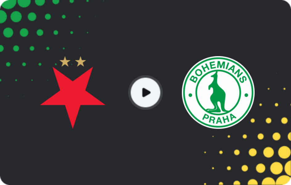 Where to watch Slavia Praha — Bohemians 1905, First Liga, 22.11.2025