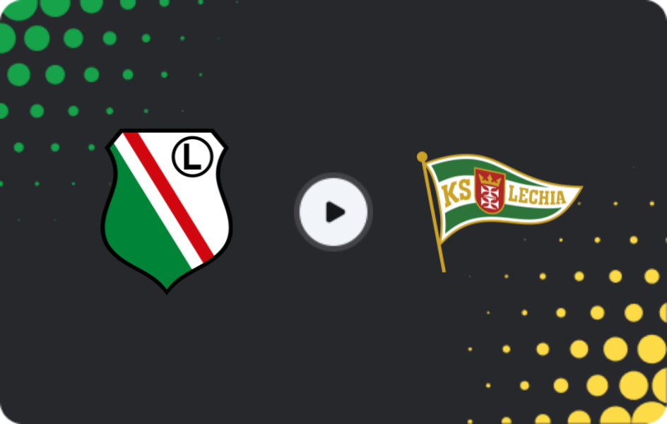 Where to watch Legia Warszawa — Lechia Gdansk, Ekstraklasa, 22.11.2025