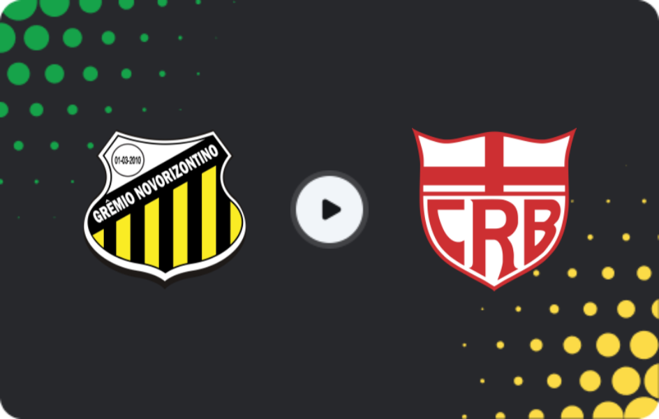 Where to watch Novorizontino — CRB, Serie B, 22.11.2025