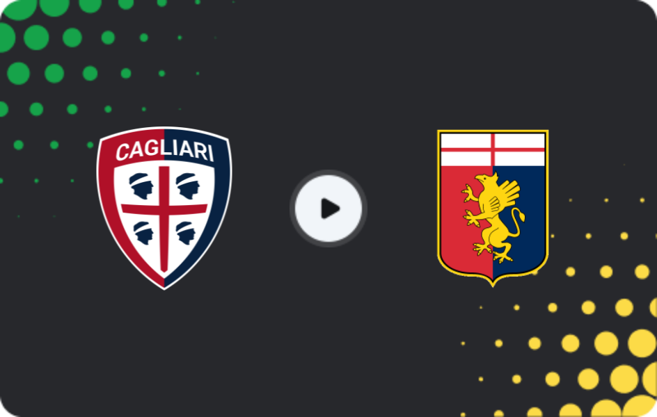 Where to watch Cagliari — Genoa, Serie A, 22.11.2025