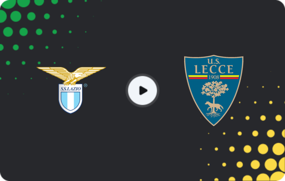 Where to watch Lazio — Lecce, Serie A, 23.11.2025