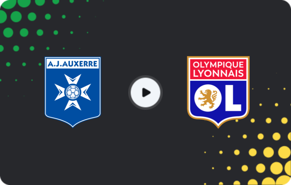 Where to watch Auxerre — Lyon, Ligue 1, 23.11.2025