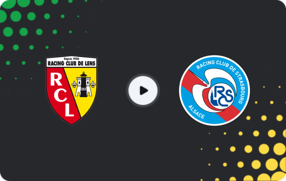 Where to watch Lens — Strasbourg, Ligue 1, 22.11.2025