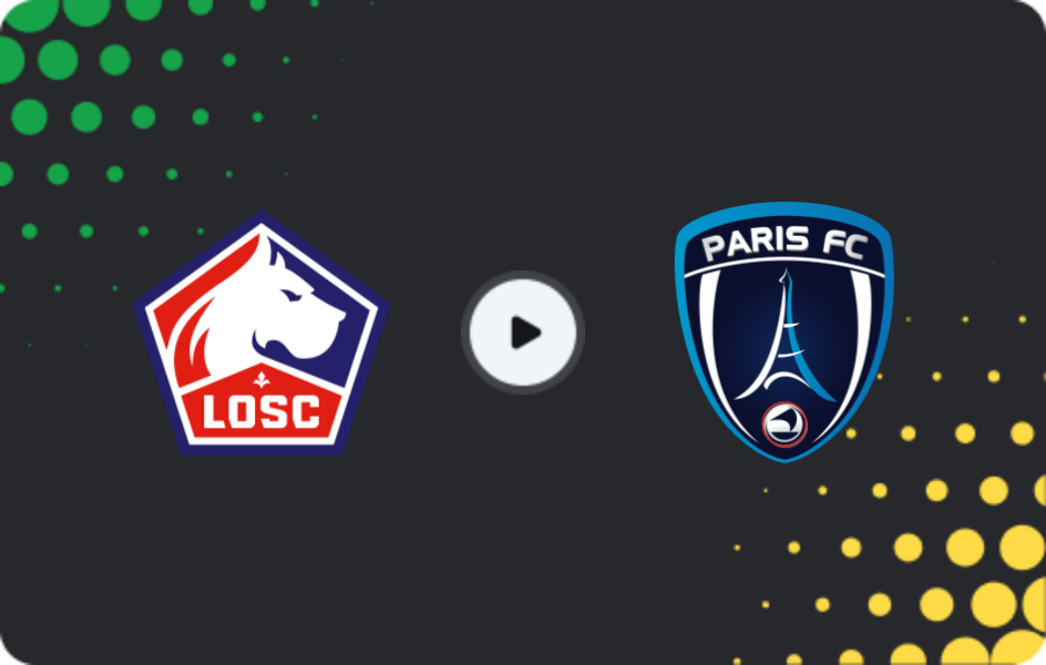 Where to watch Lille — Paris FC, Ligue 1, 23.11.2025