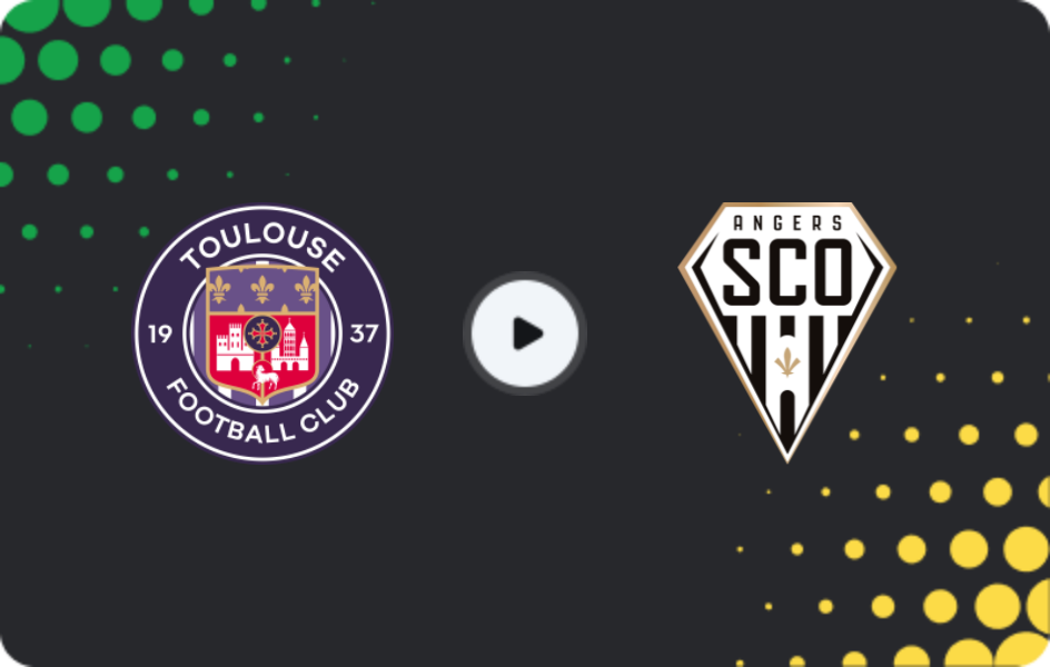 Where to watch Toulouse — Angers, Ligue 1, 23.11.2025