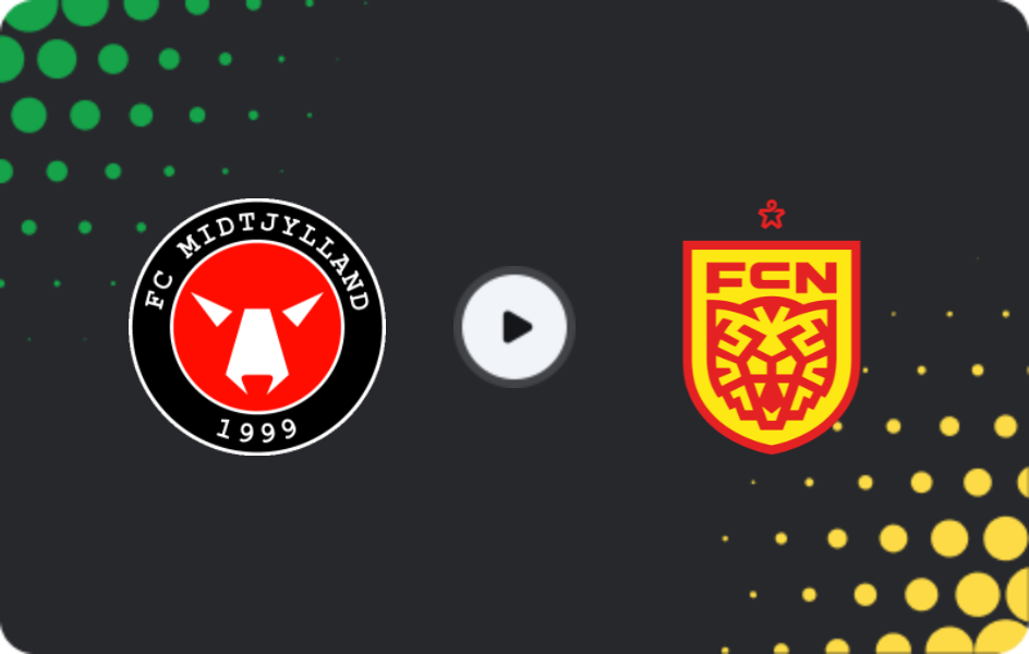 Where to watch Midtjylland — Nordsjaelland, Superliga, 30.11.2025