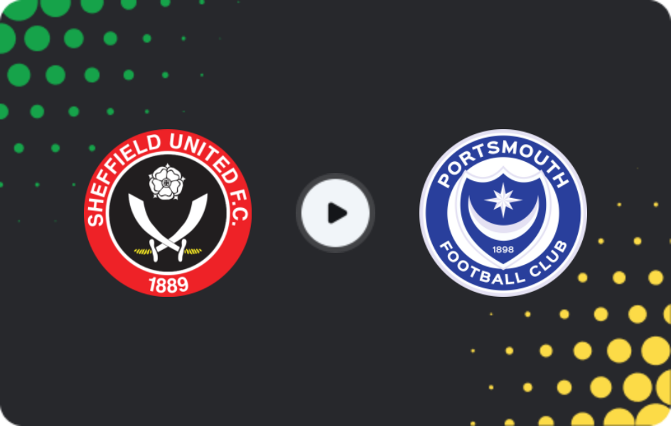 Where to watch Sheffield United — Portsmouth, Championship, 26.11.2025