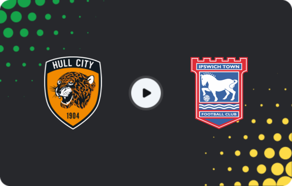 Where to watch Hull City — Ipswich Town, Championship, 25.11.2025