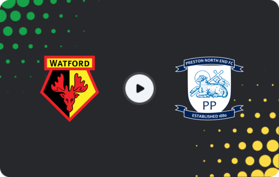 Where to watch Watford — Preston, Championship, 25.11.2025