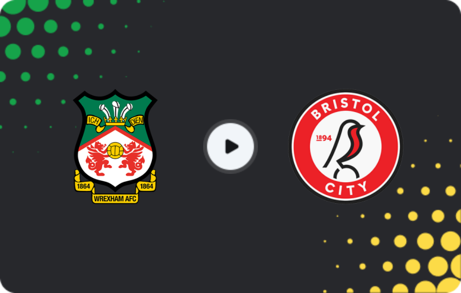 Where to watch Wrexham — Bristol City, Championship, 26.11.2025