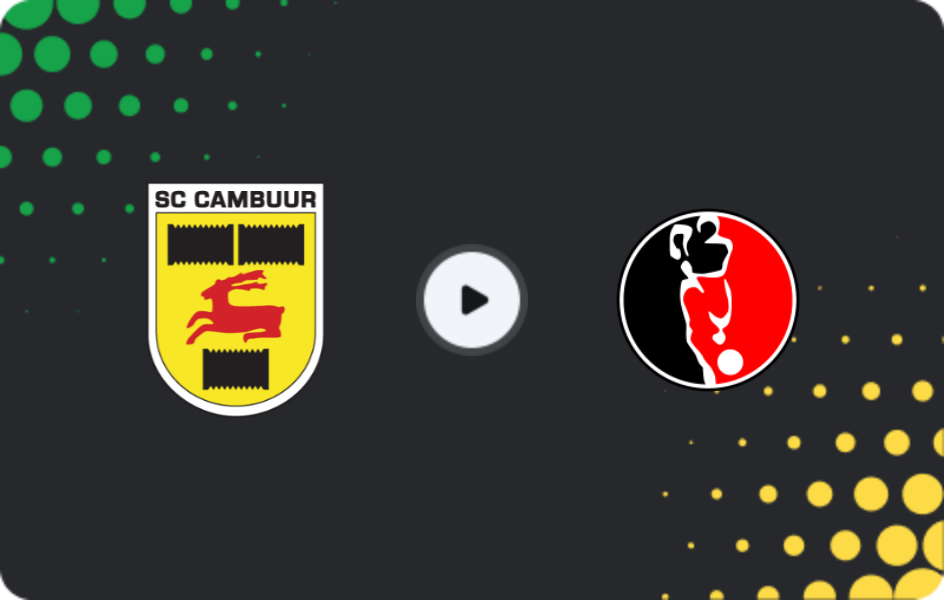 Where to watch Cambuur — Helmond Sport, Eerste Divisie, 28.11.2025