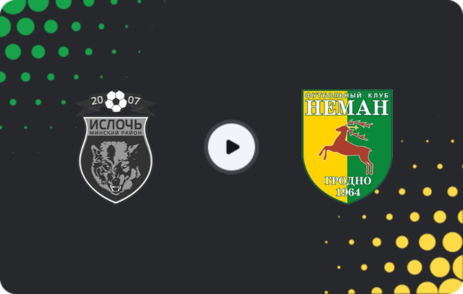Where to watch Isloch — Neman Grodno, Premier League, 29.11.2025