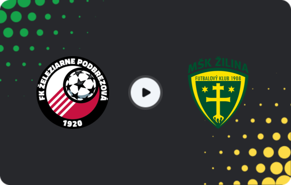 Where to watch Podbrezová — Žilina, Super Liga, 30.11.2025