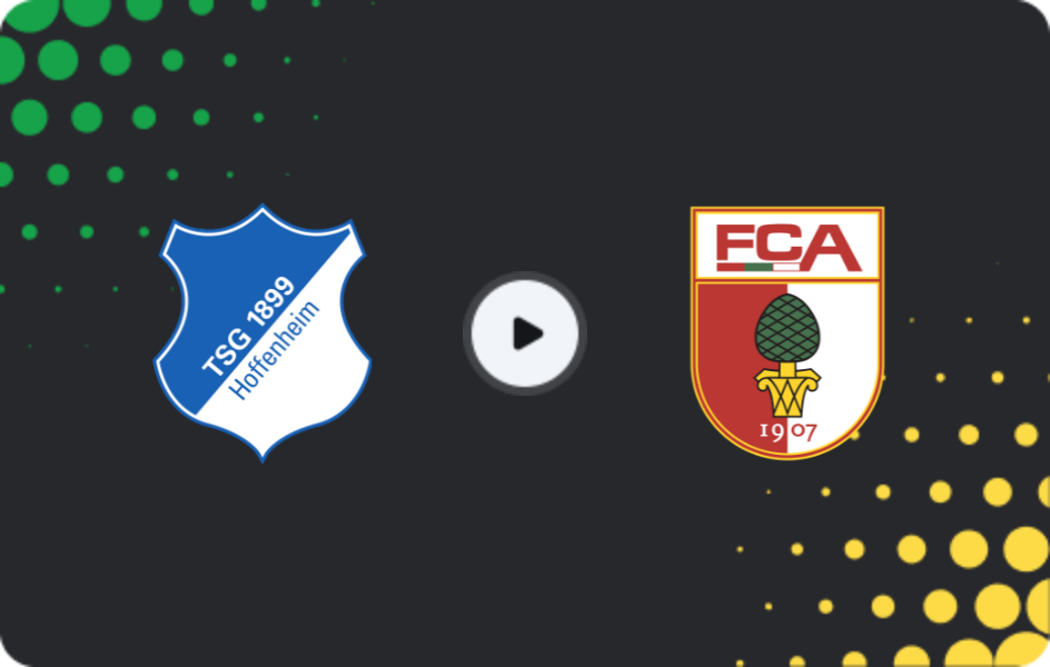 Where to watch Hoffenheim — Augsburg, Bundesliga, 29.11.2025