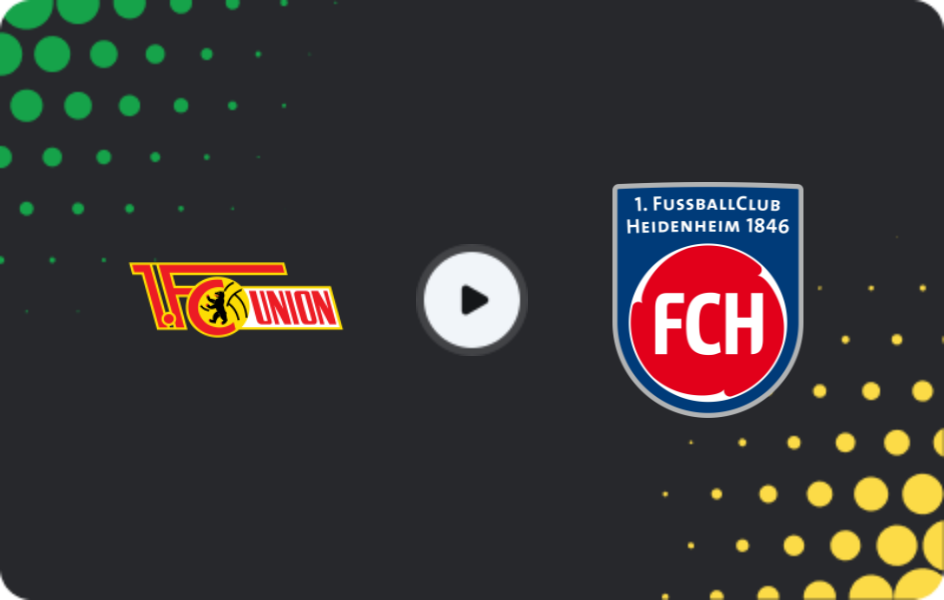 Where to watch Union Berlin — Heidenheim, Bundesliga, 29.11.2025