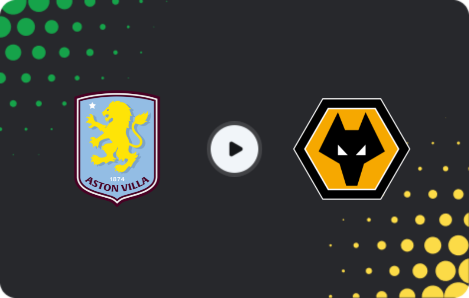 Where to watch Aston Villa — Wolverhampton, Premier League, 30.11.2025