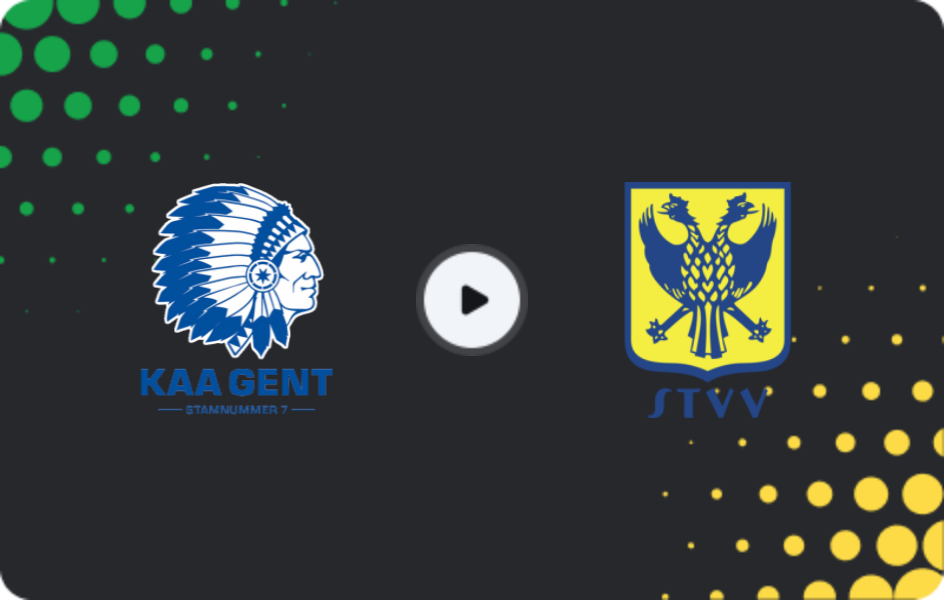 Where to watch Gent — St. Truiden, Jupiler Pro League, 30.11.2025