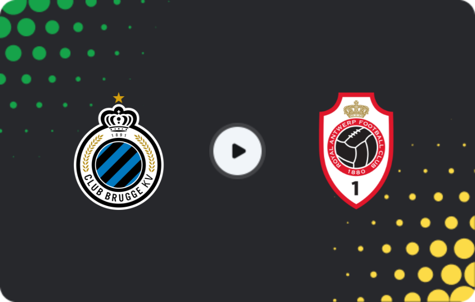 Where to watch Brugge — Royal Antwerp, Jupiler Pro League, 30.11.2025