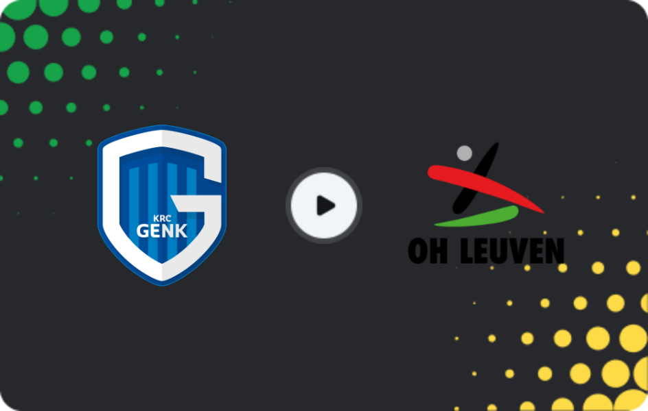 Where to watch Genk — OH Leuven, Jupiler Pro League, 30.11.2025