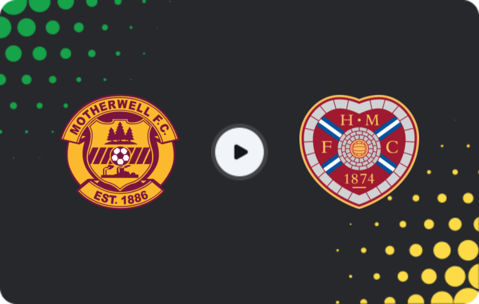 Where to watch Motherwell — Hearts, Premiership, 29.11.2025