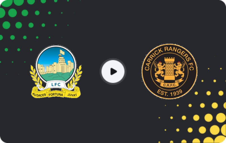 Where to watch Linfield — Carrick Rangers, Premiership, 29.11.2025