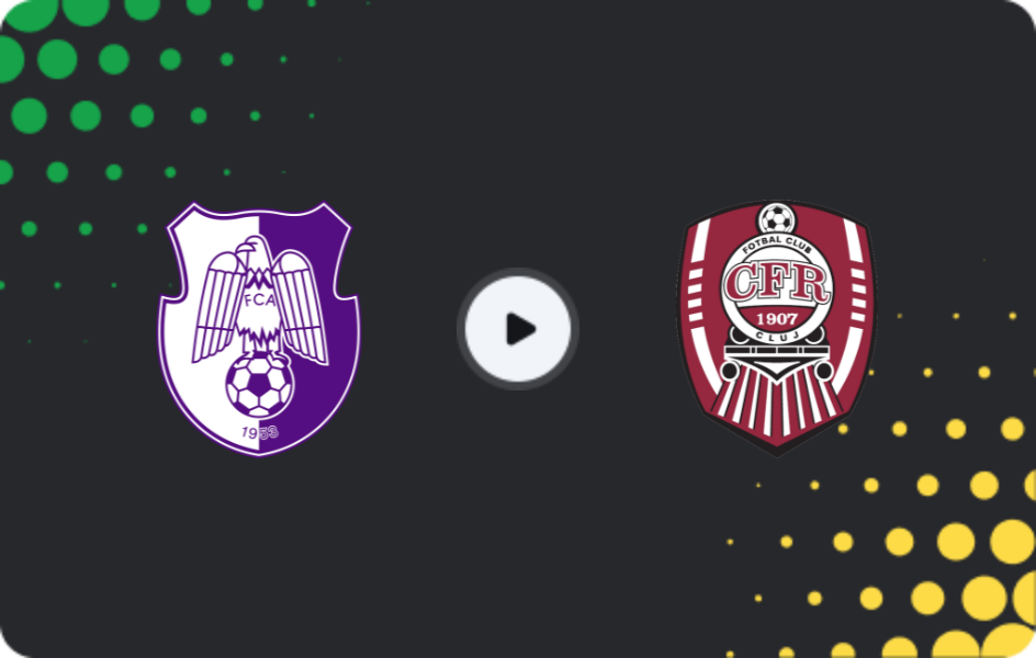 Where to watch Arges Pitesti — CFR Cluj, Liga I, 29.11.2025