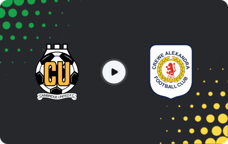 Where to watch Cambridge United — Crewe Alexandra, League Two, 29.11.2025