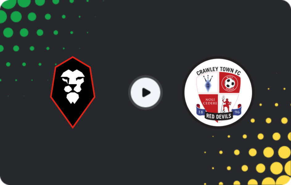 Where to watch Salford City — Crawley Town, League Two, 29.11.2025